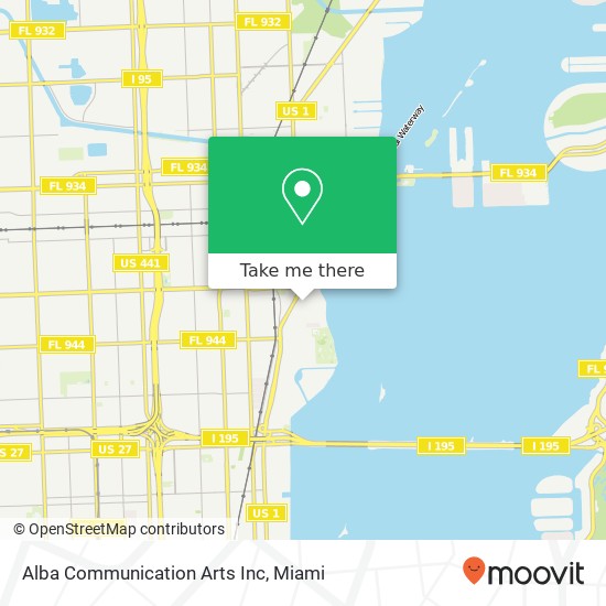 Alba Communication Arts Inc map