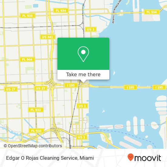 Edgar O Rojas Cleaning Service map