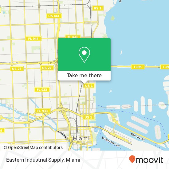 Mapa de Eastern Industrial Supply