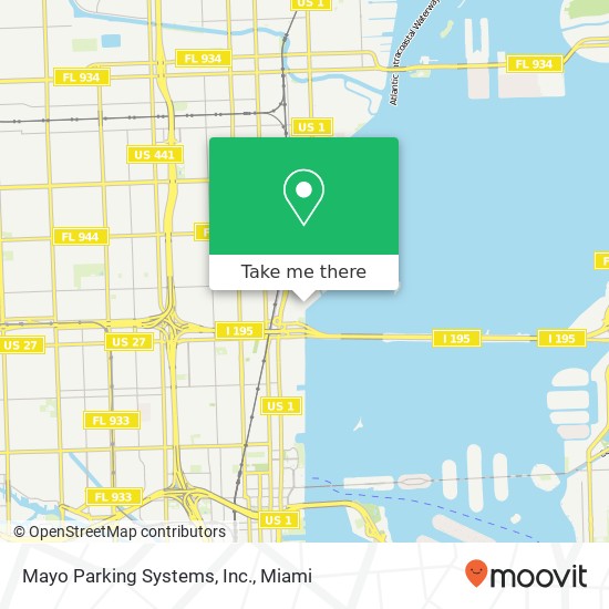 Mapa de Mayo Parking Systems, Inc.