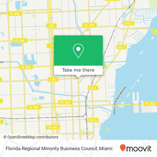 Florida Regional Minority Business Council map