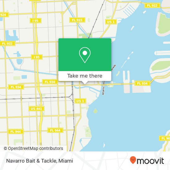 Mapa de Navarro Bait & Tackle