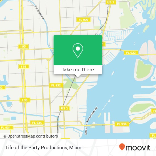 Life of the Party Productions map