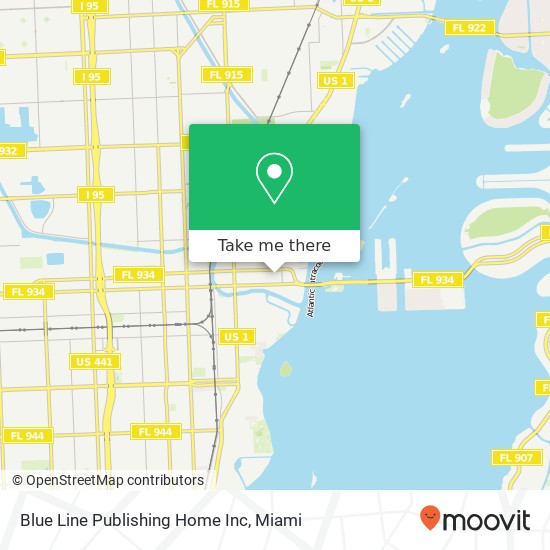 Blue Line Publishing Home Inc map