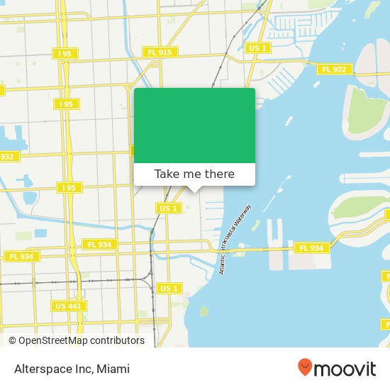 Mapa de Alterspace Inc