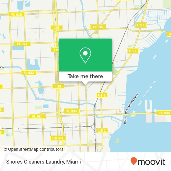 Shores Cleaners Laundry map