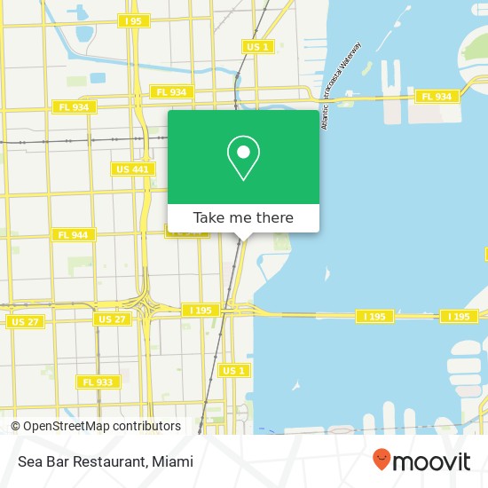 Mapa de Sea Bar Restaurant
