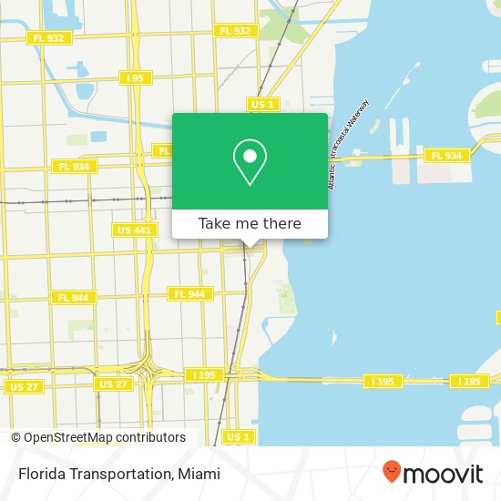 Mapa de Florida Transportation