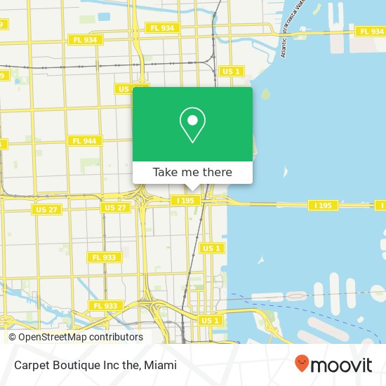 Carpet Boutique Inc the map