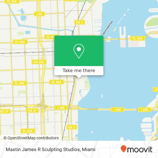 Mastin James R Sculpting Studios map