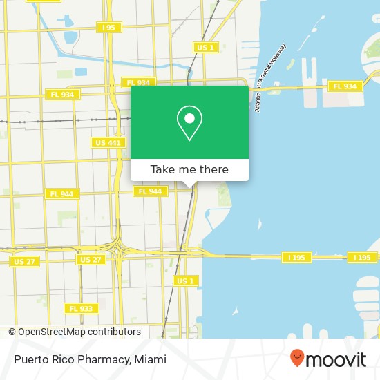 Puerto Rico Pharmacy map