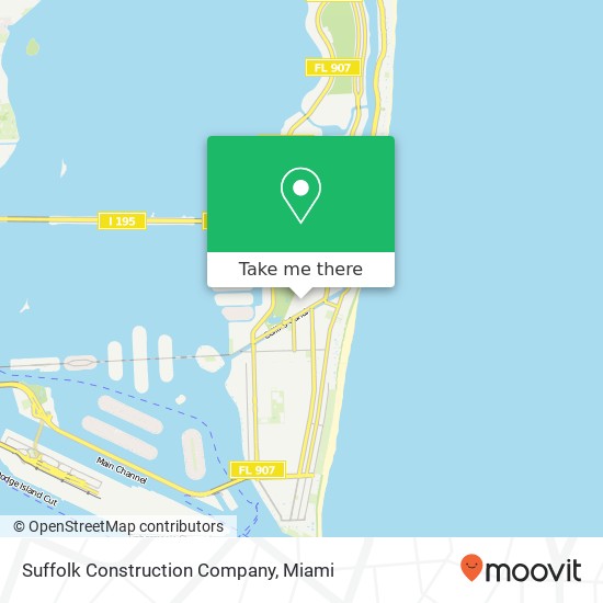 Mapa de Suffolk Construction Company