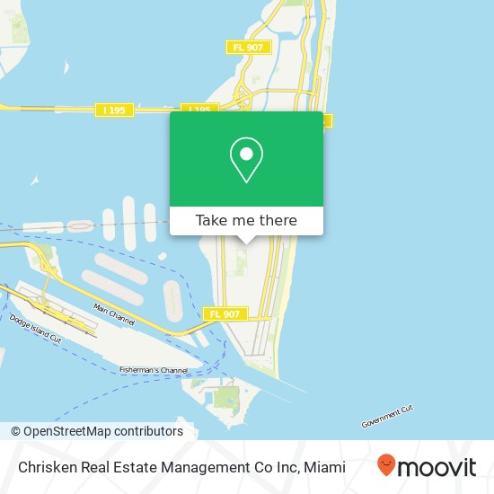 Chrisken Real Estate Management Co Inc map