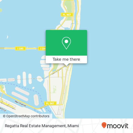 Mapa de Regatta Real Estate Management