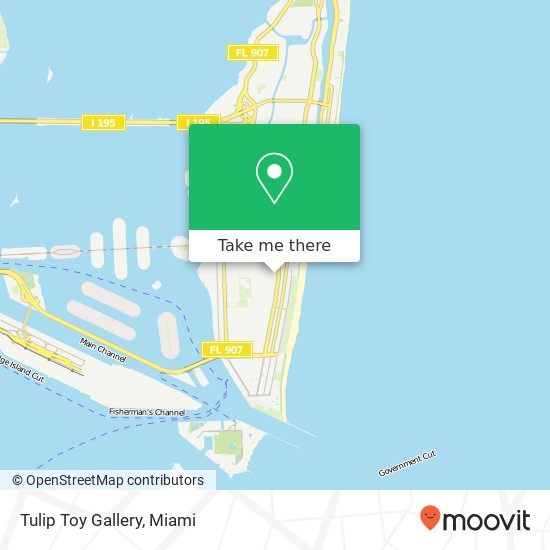 Mapa de Tulip Toy Gallery