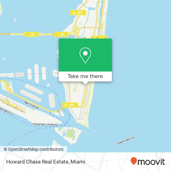Mapa de Howard Chase Real Estate