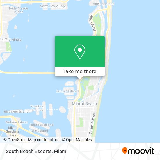 Mapa de South Beach Escorts