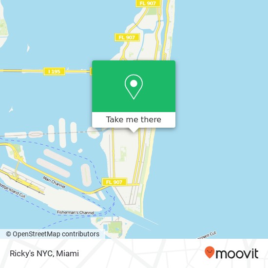 Mapa de Ricky's NYC