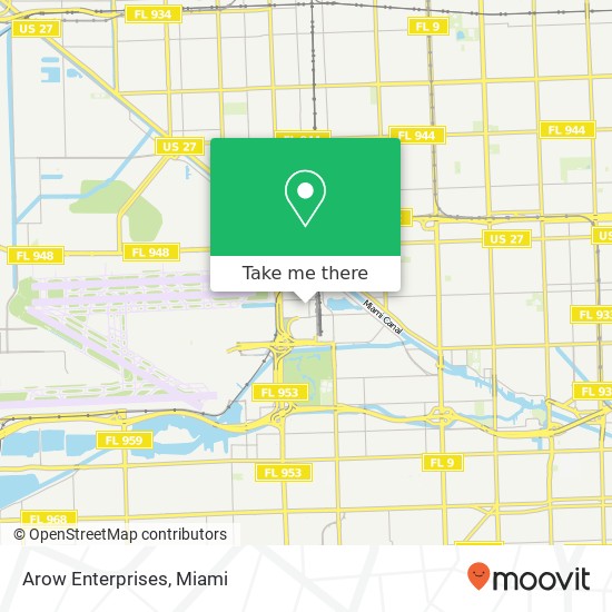 Mapa de Arow Enterprises