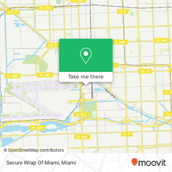 Mapa de Secure Wrap Of Miami