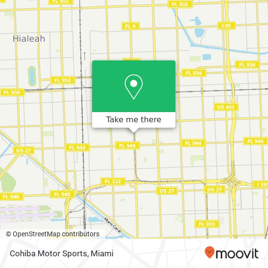 Cohiba Motor Sports map