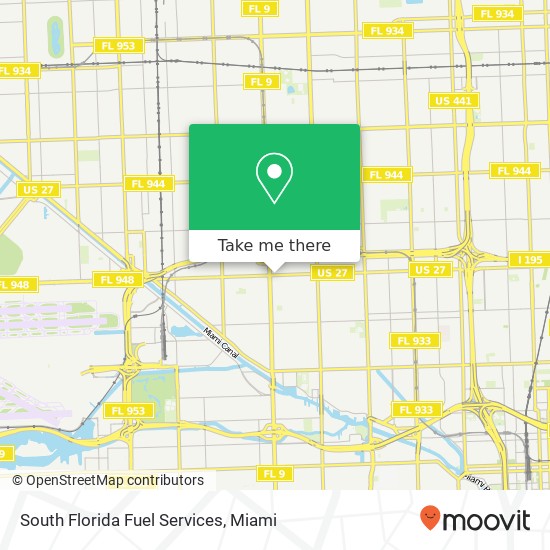 Mapa de South Florida Fuel Services