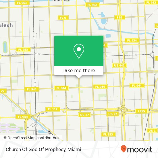 Mapa de Church Of God Of Prophecy