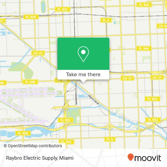 Mapa de Raybro Electric Supply