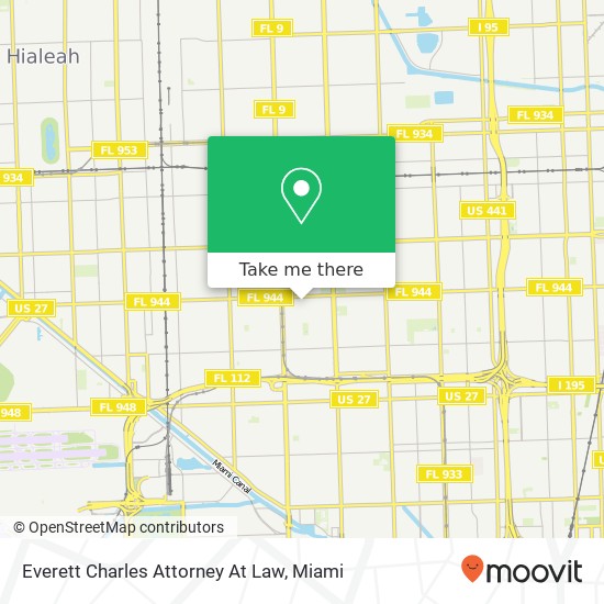 Everett Charles Attorney At Law map