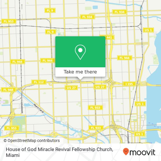 House of God Miracle Revival Fellowship Church map