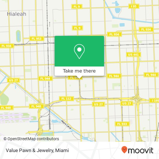 Mapa de Value Pawn & Jewelry