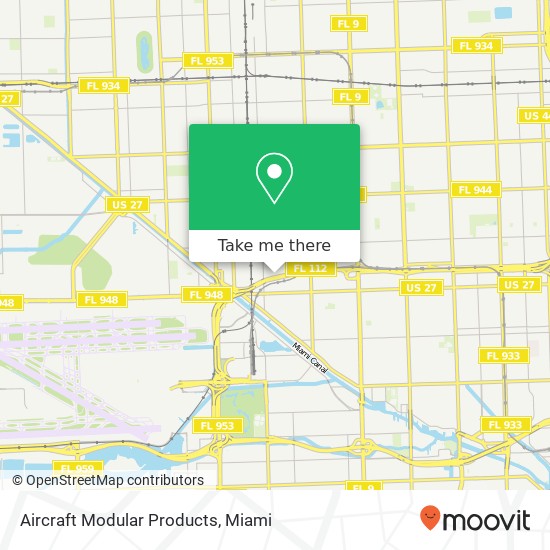 Mapa de Aircraft Modular Products