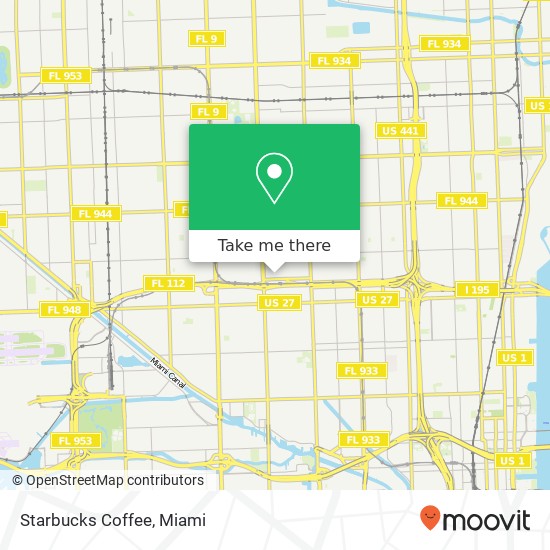 Starbucks Coffee map