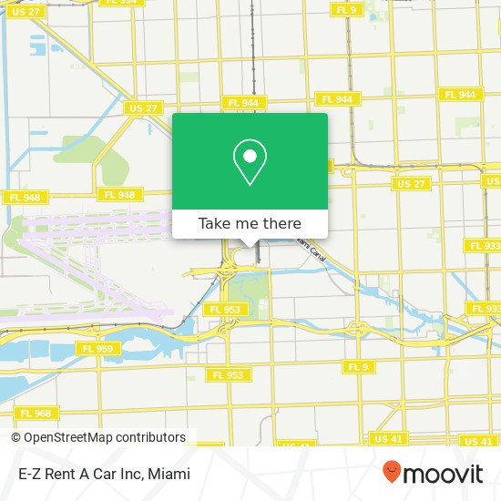 E-Z Rent A Car Inc map