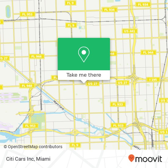 Citi Cars Inc map