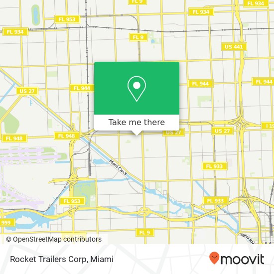 Rocket Trailers Corp map