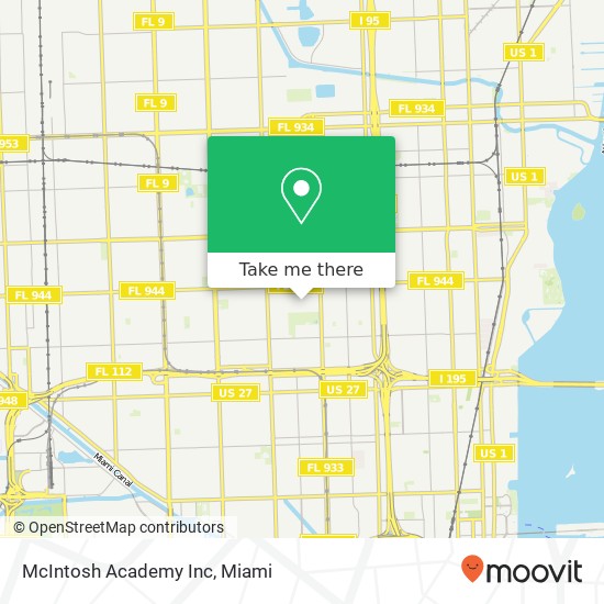 McIntosh Academy Inc map