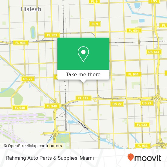 Mapa de Rahming Auto Parts & Supplies