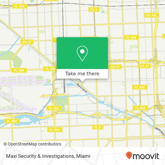 Maxi Security & Investigations map