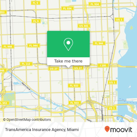 Mapa de TransAmerica Insurance Agency