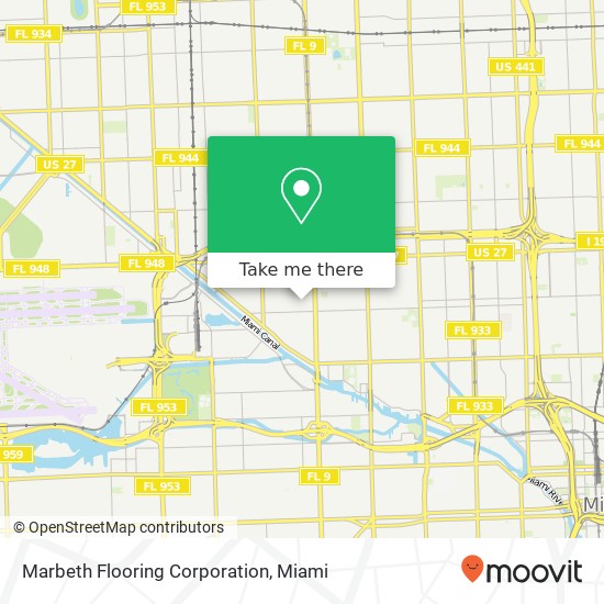 Marbeth Flooring Corporation map