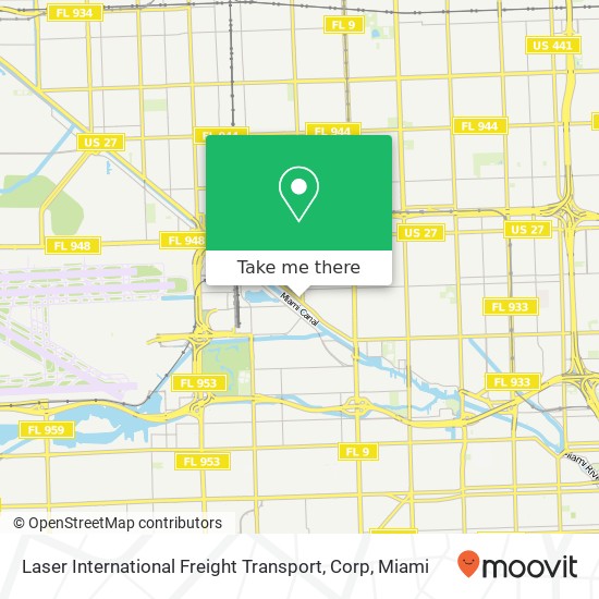 Mapa de Laser International Freight Transport, Corp