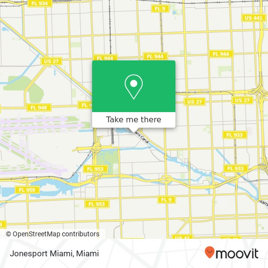 Mapa de Jonesport Miami
