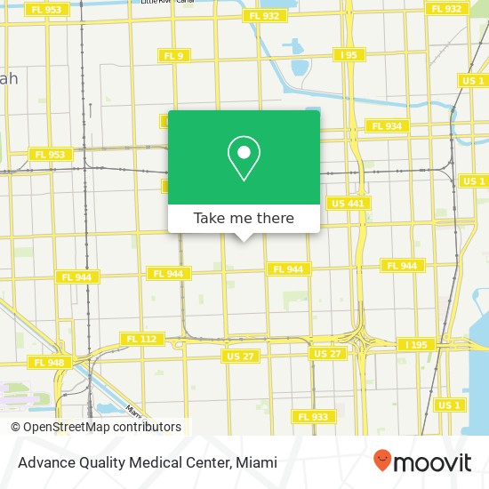 Mapa de Advance Quality Medical Center