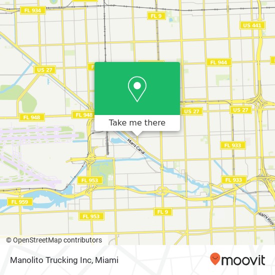 Manolito Trucking Inc map