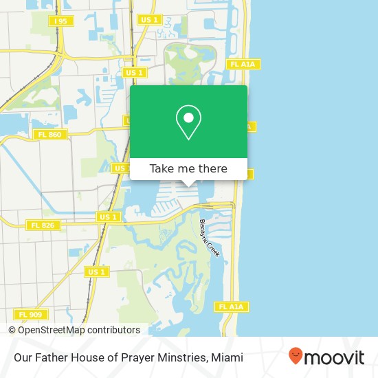 Our Father House of Prayer Minstries map