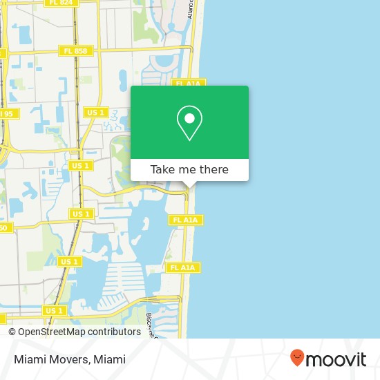 Mapa de Miami Movers