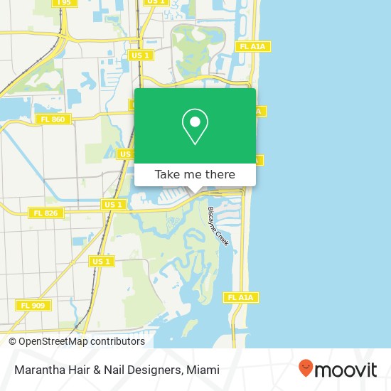 Marantha Hair & Nail Designers map