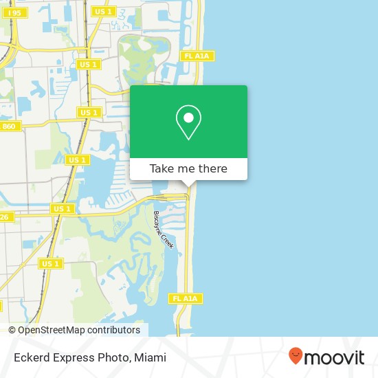 Mapa de Eckerd Express Photo