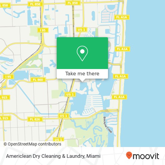 Americlean Dry Cleaning & Laundry map